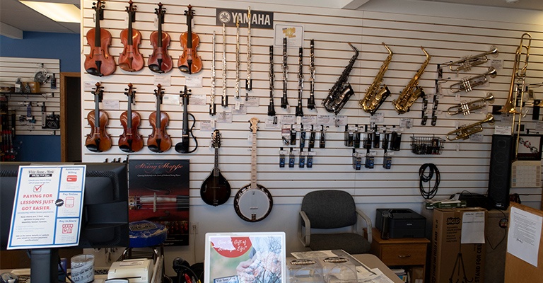 Wall of Instruments