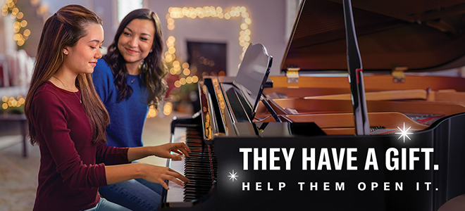 They Have a Gift. Help Them Open it. Yamaha Pianos