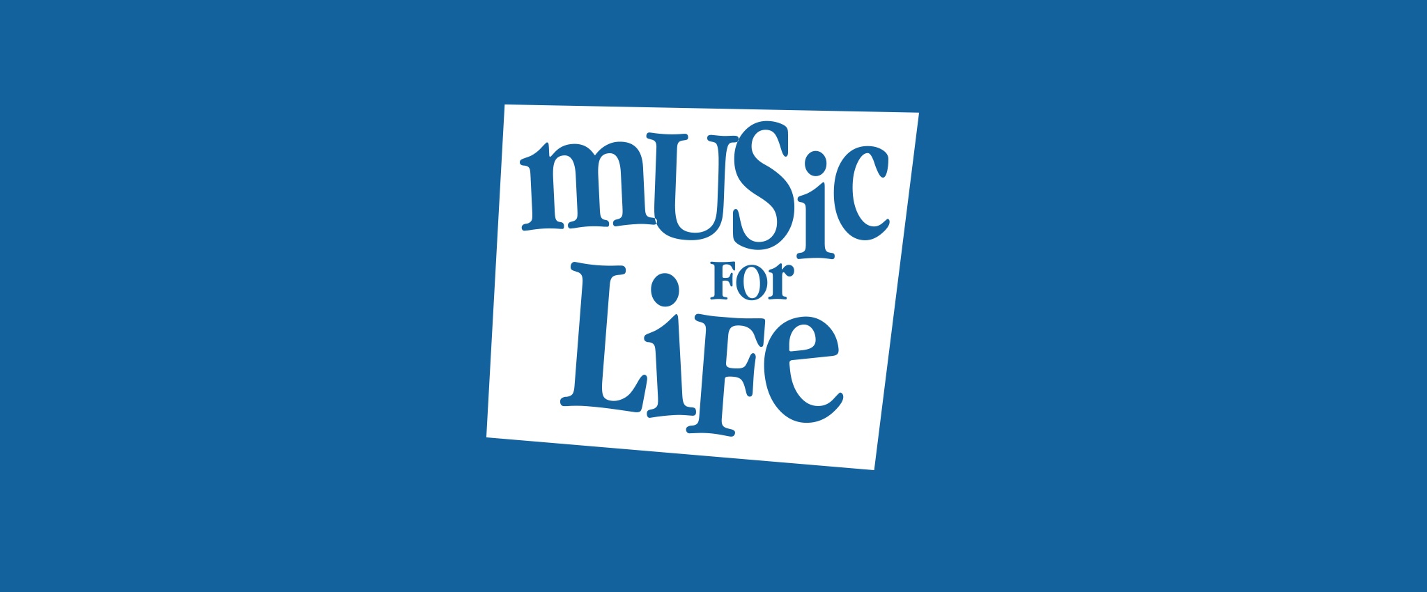 Music for Life - Blue logo