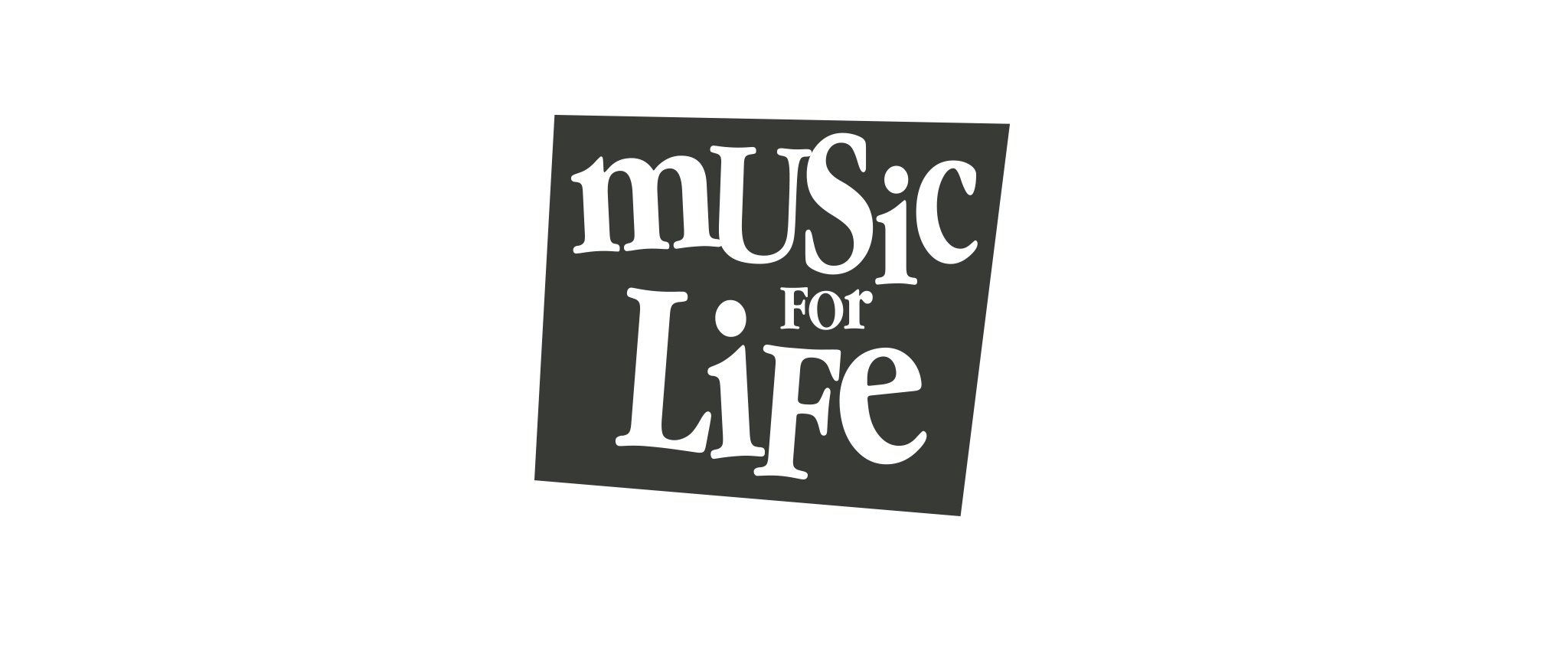 Music for Life - Black logo