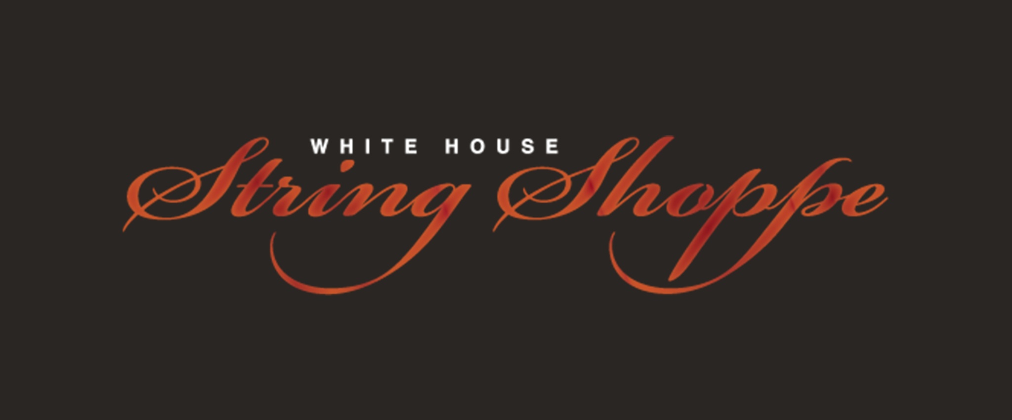 White House of Music String Shoppe Dark Logo