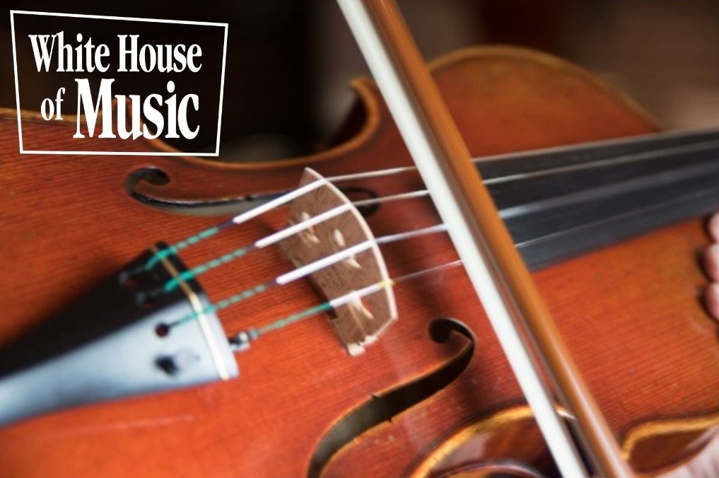 Violin, White House of Music logo