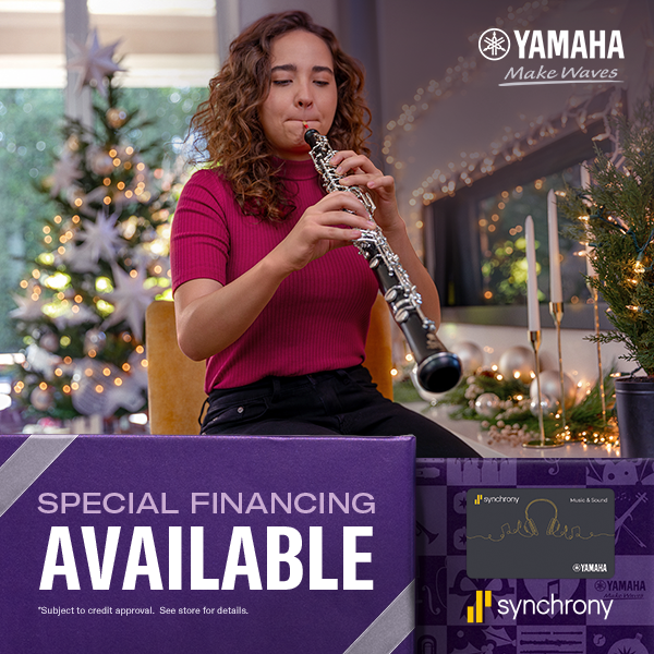 Yamaha wind & string special financing available.