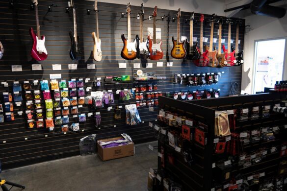 West Bend Electric Guitar and Bass Section